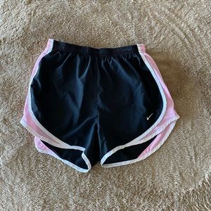 Nike Dri-Fit Running Shorts, Black & Pink, Small